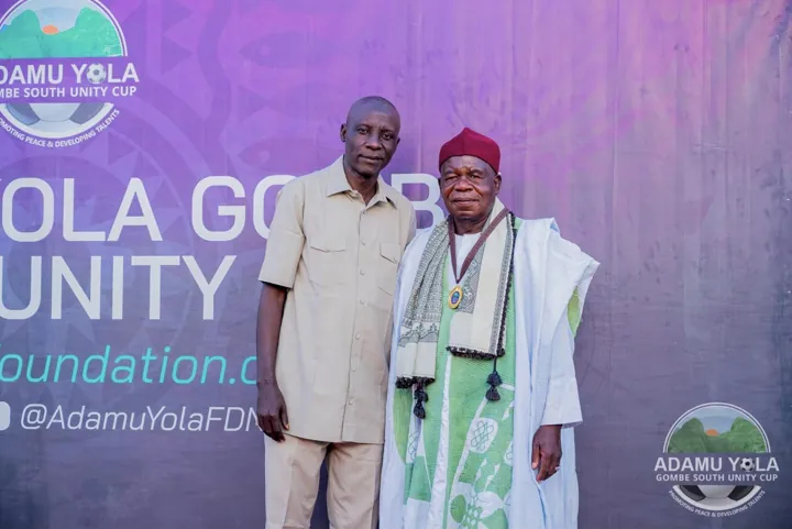 Community elder at a Unity Cup ceremony